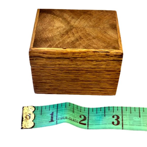 Vintage '78 Wood Trinket Box Artist Signed Gruenberg KINGWOOD FROM BRAZIL - Picture 4 of 16